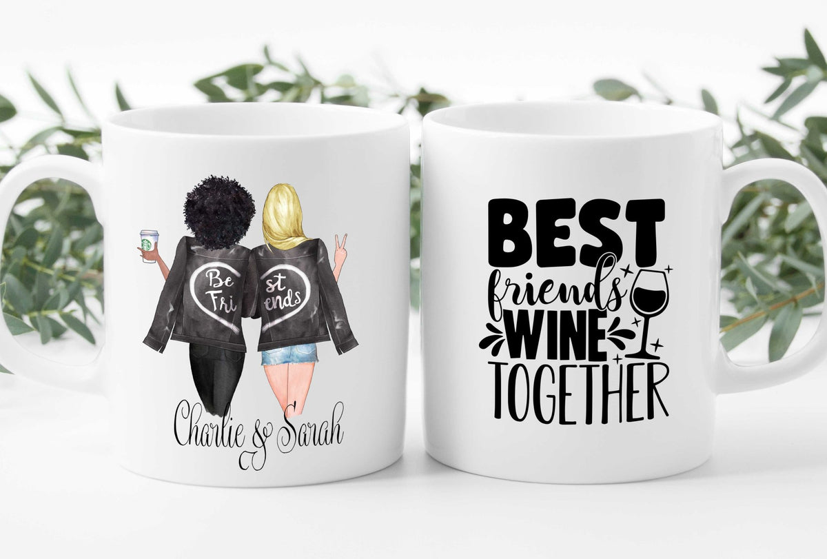 Personalised Best Friends Mug - Lia Laine UK