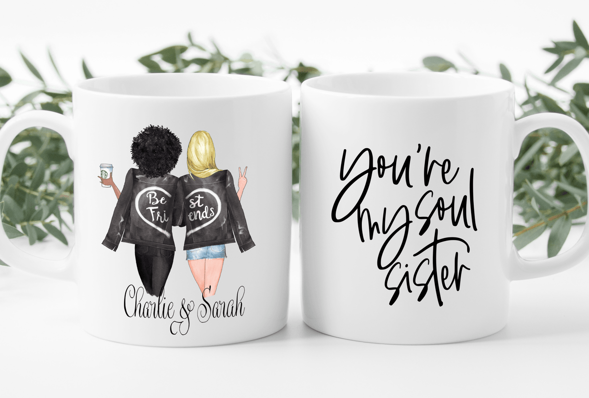 Personalised Best Friends Mug - Lia Laine UK