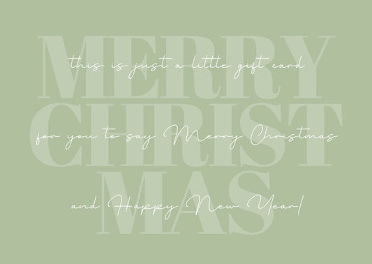 Lia Laine Christmas e-Gift Card - Lia Laine UK