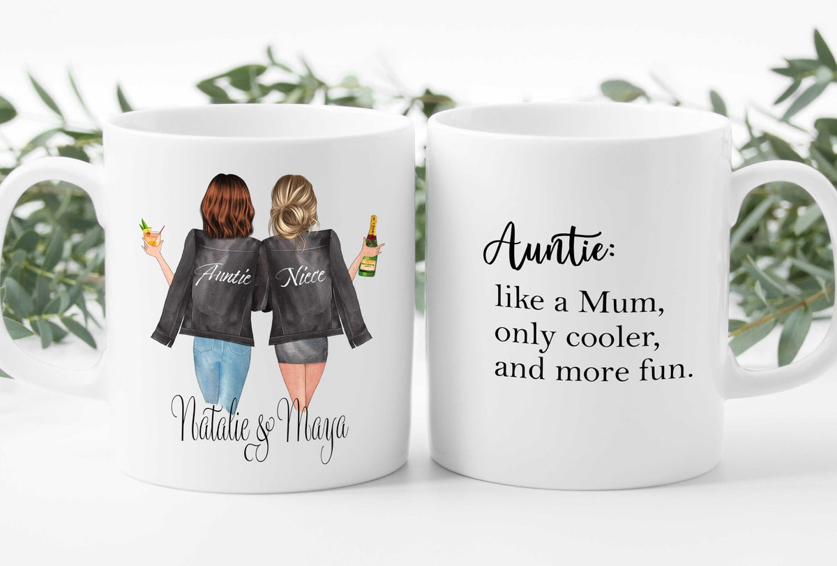 Personalised Auntie and Niece Mug - Lia Laine UK