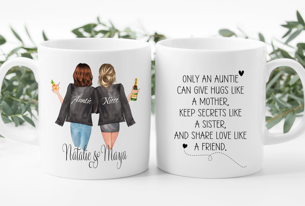 Personalised Auntie and Niece Mug - Lia Laine UK